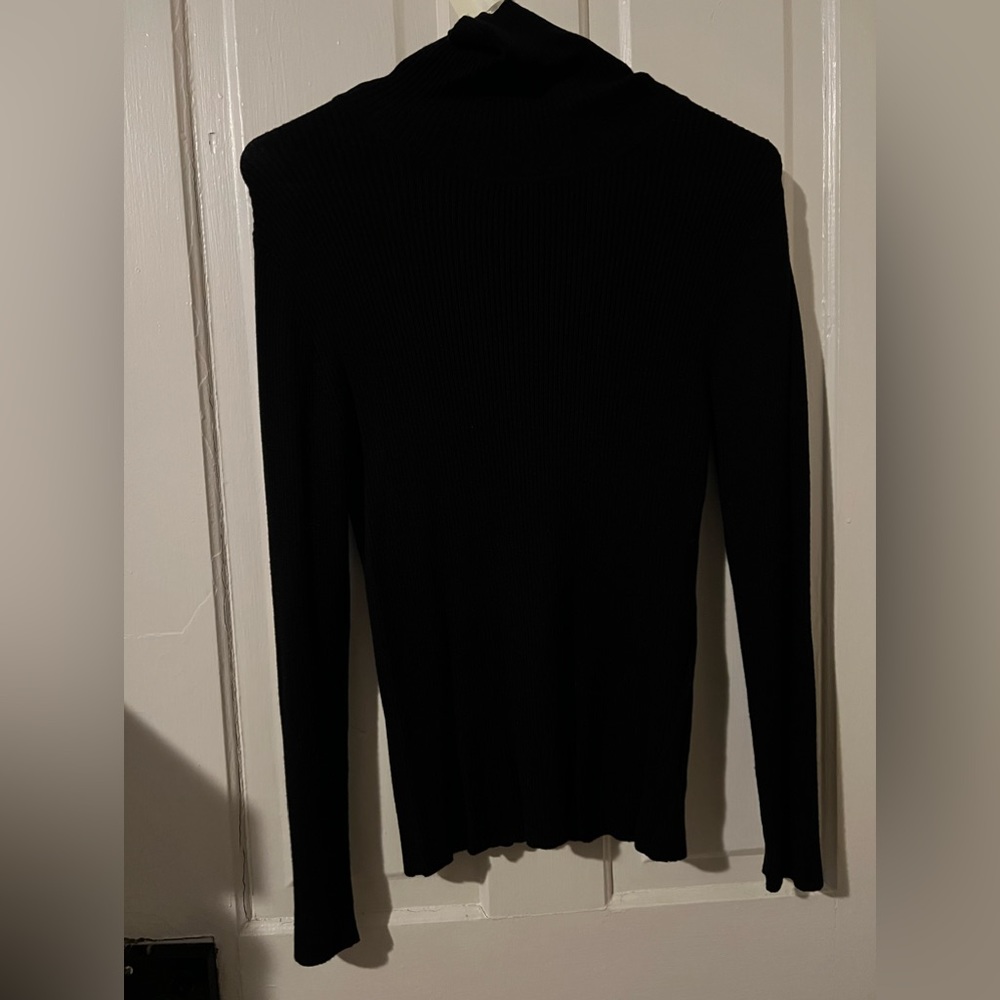 Black turtle neck